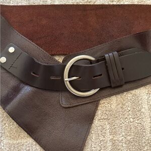 STUNNING SANDWICH_ AMSTERDAM LEATHER STATEMENT BELT